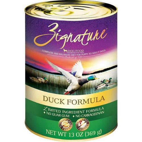 Zignature Limited Ingredient Grain Free Duck Dog Food 13 oz