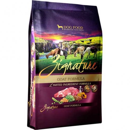 zignature dog food 4lb