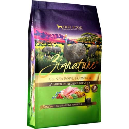 Zignature Limited Ingredient Grain Free Guinea Fowl Dog Food 4 lb