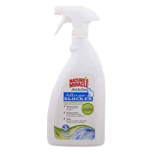 Spectrum Nature's Miracle Just for Cats Allergen Blocker Air & Surface Spray 32oz