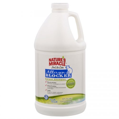 Spectrum Nature's Miracle Just for Cats Allergen Blocker Carpet Shampoo 64oz