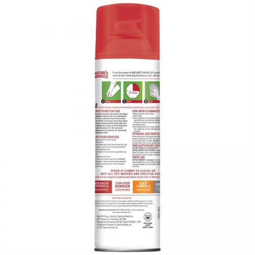 Spectrum Nature's Miracle Dog Stain Urine Destroyer Foam Aerosol 17.5oz