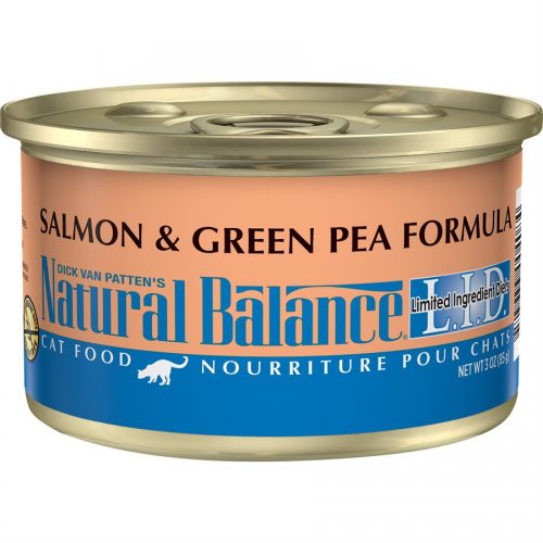 Natural Balance Cat LID Salmon & Green Pea Formula Cans of 24