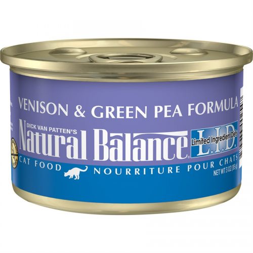 Natural Balance Cat LID Venison & Green Pea Formula Cans