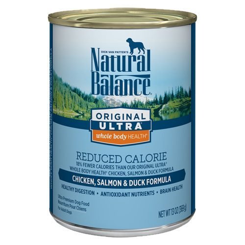 Natural Balance Dog Original Reduced Calorie Formula Cans 12/13oz