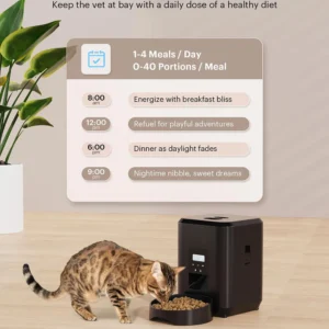 Smart Pet Feeder Automatic Cat Feeder Dog Slow Food Machine With Timed Quantitative Automatic Cat Food Dispenser Cat Dog Bowl - Image 4