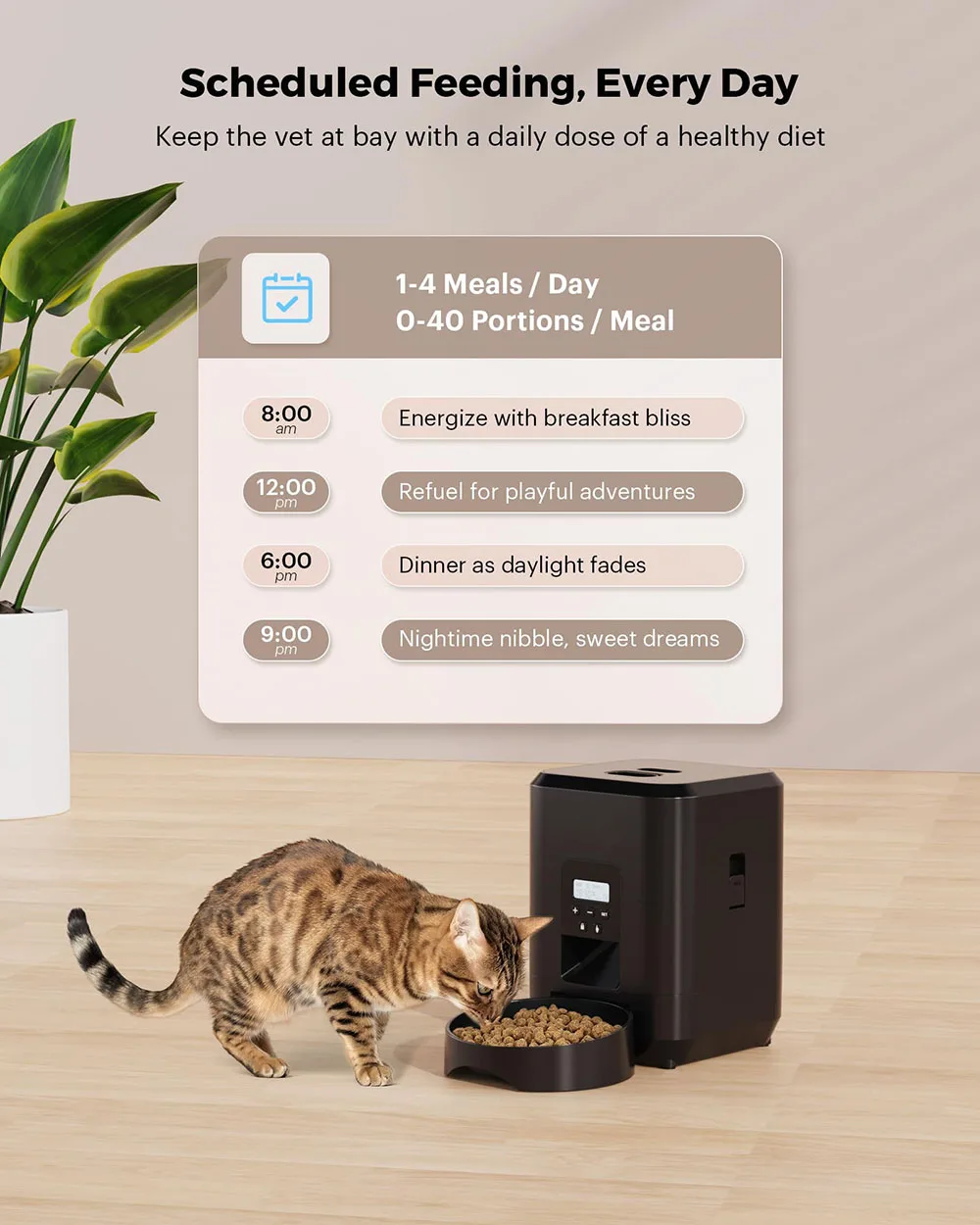 Smart Pet Feeder Automatic Cat Feeder Dog Slow Food Machine With Timed Quantitative Automatic Cat Food Dispenser Cat Dog Bowl - Image 4