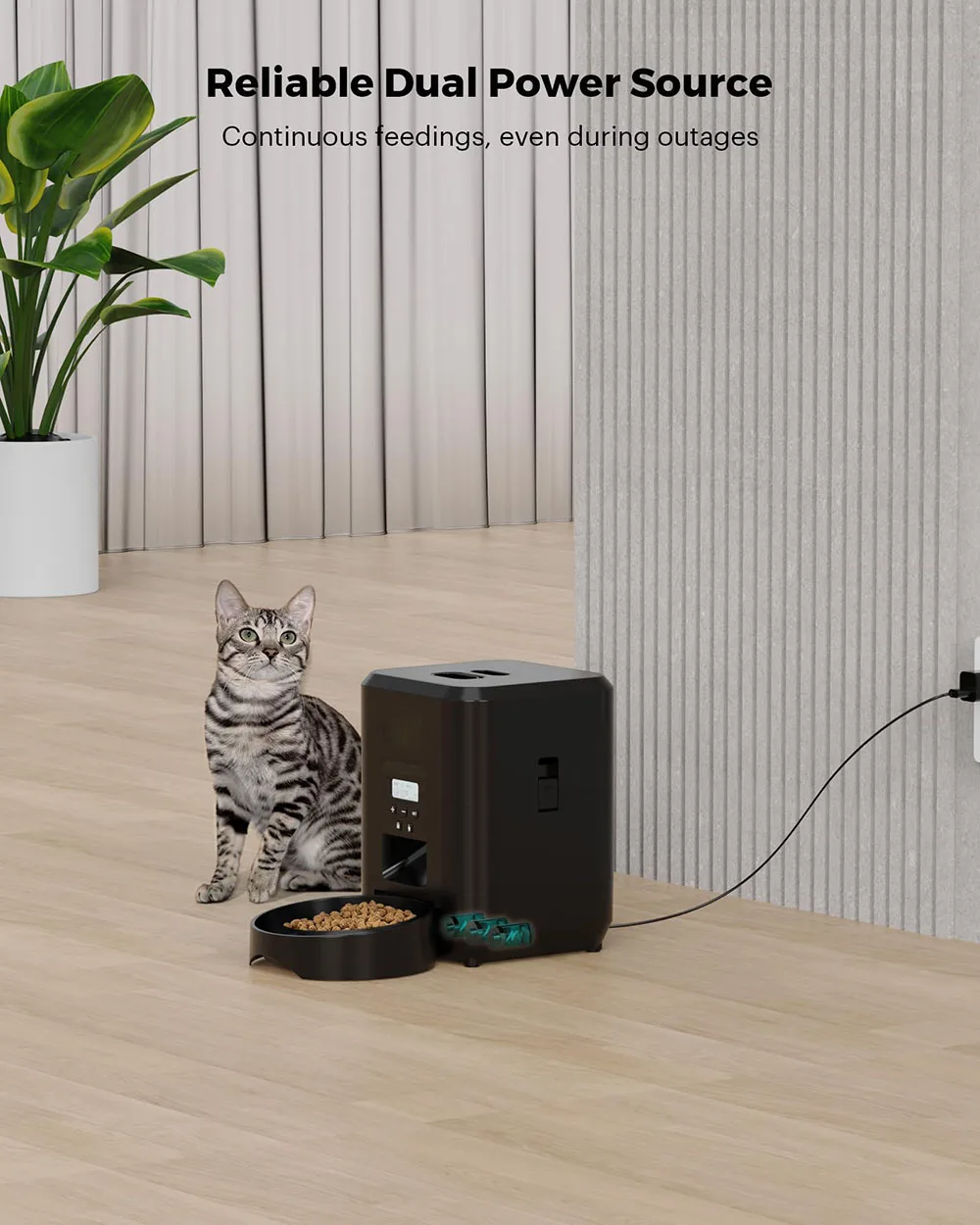 Smart Pet Feeder Automatic Cat Feeder Dog Slow Food Machine With Timed Quantitative Automatic Cat Food Dispenser Cat Dog Bowl - Image 2