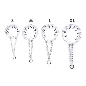 Effective Pinch Dog Training Collar With Comfort Rubber Tips Safe Adjustable Detachable Stainless Steel Pet Prong Choke Collar - Image 4