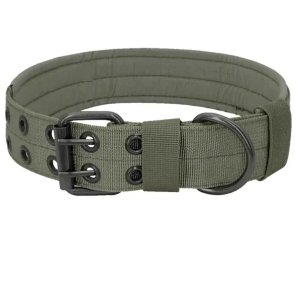 Adjustable Dog Collar Classic Reflective Training Military Dog Collar Nylon Heavy Duty Tactical Dog Collar German Shepherd