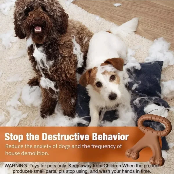 Nylon Beef Flavour Wishbone New Dog Supplies Grinding Teeth Dog Chew Toy Bone Training Puppy Interactive Extreme Tough Dog Toy