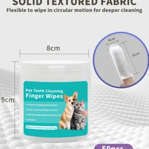 Disposable Pet Cleaning Products Teeth Cleaning Wipes Ear Care Fingertips Ear Mite Removal Cat and Dog Ear Cleaning Pet Products - Image 4