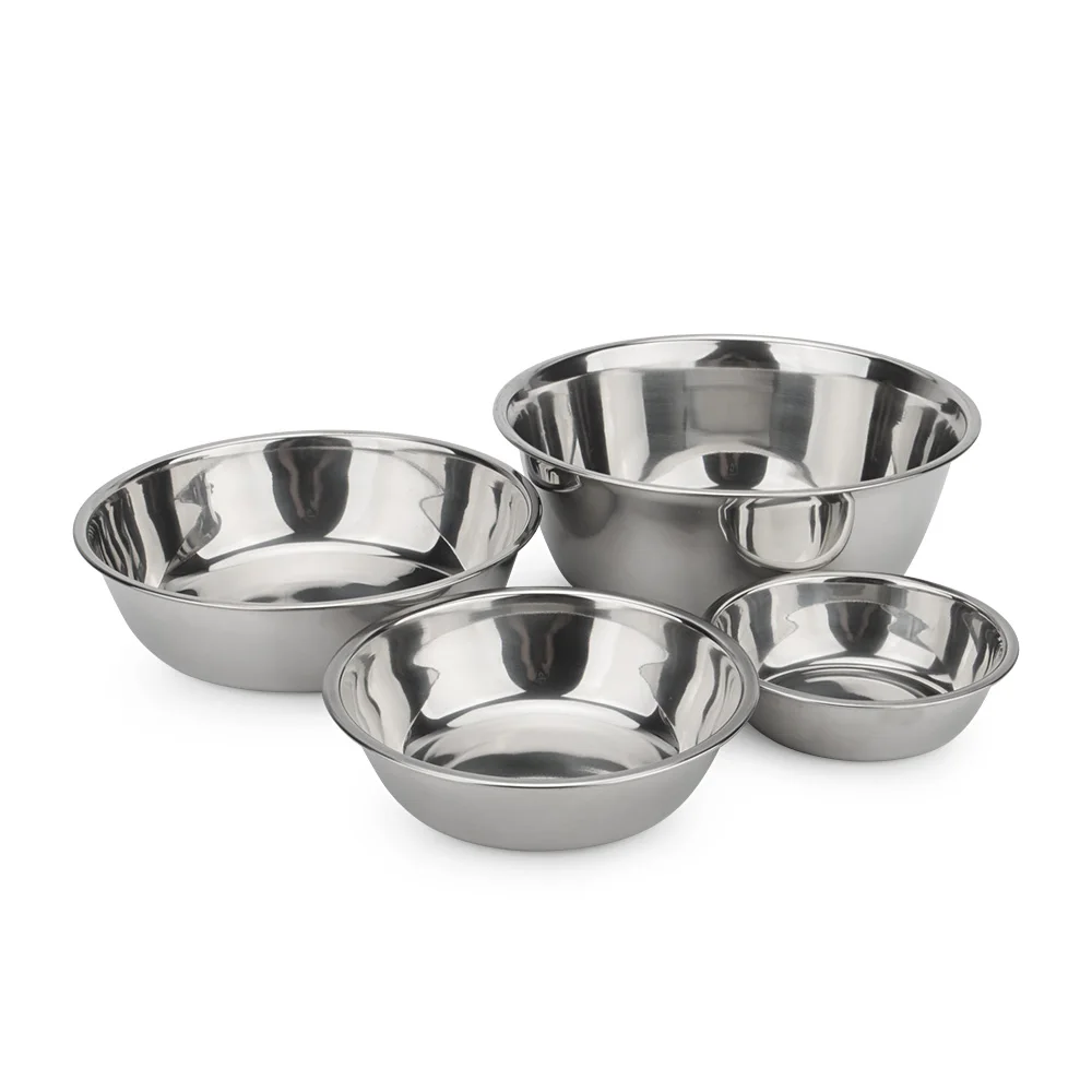 Dog Bowl Stainless Steel Pet Feeding Bowl Cat Food Drinking Feeder Bowl Durable Cheap For Small Medium Big Dogs - Image 4