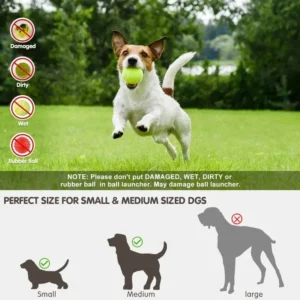 Dog Launcher Automatic Dogs Chase Toy Tennis Throwing Pinball Machine Fun Interactive Throw Rechargable Catapult USB Charging - Image 5