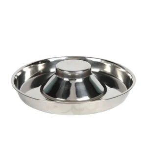 Pet Stainless Steel Dog Bowl Puppy Litter Food Feeding Dish Weaning SilverStainless Feeder Water Bowl Pets Feeder Bowl and Water - Image 5